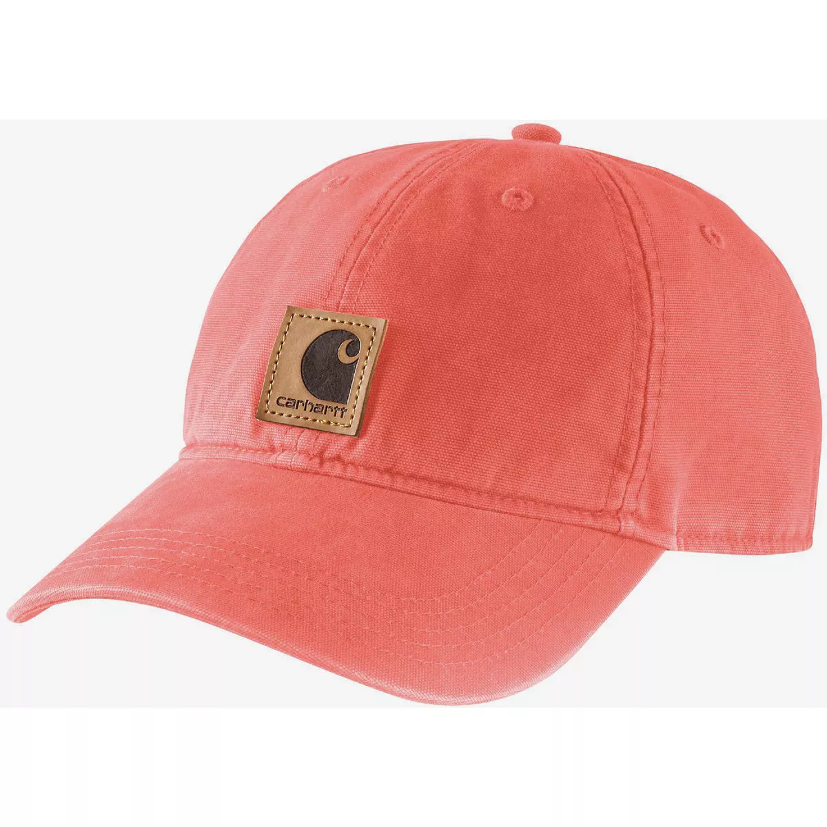 Carhartt Men's Electric Coral Adjustable Canvas Cap