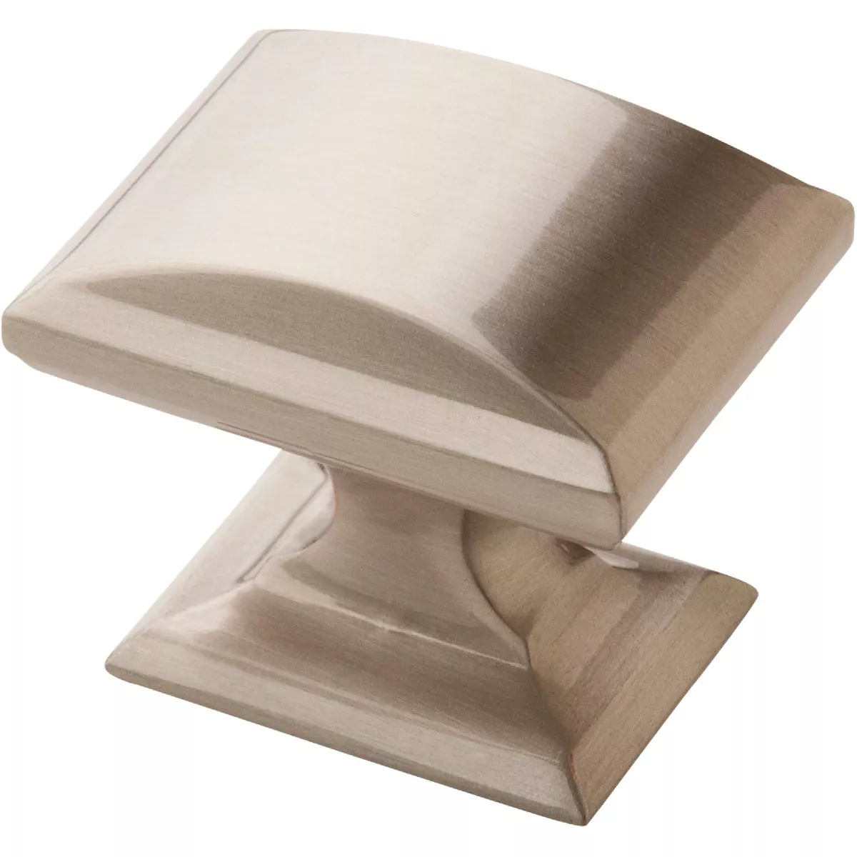 Amerock Candler Rectangle Satin Nickel Cabinet Knob (5-Pack)