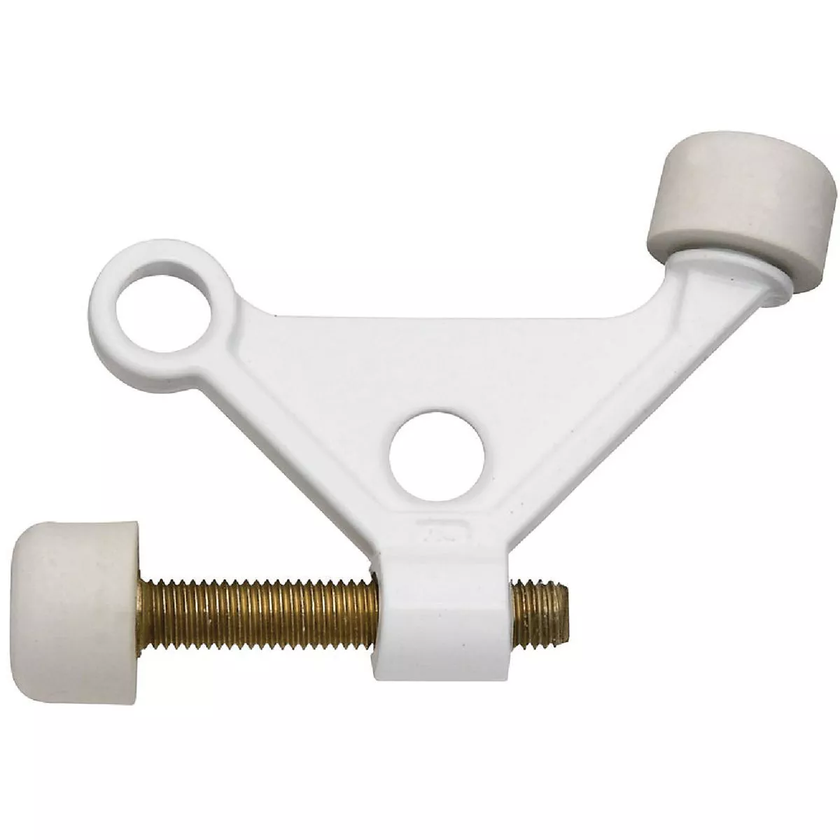 National Hardware White Zinc Hinge Pin Door Stop