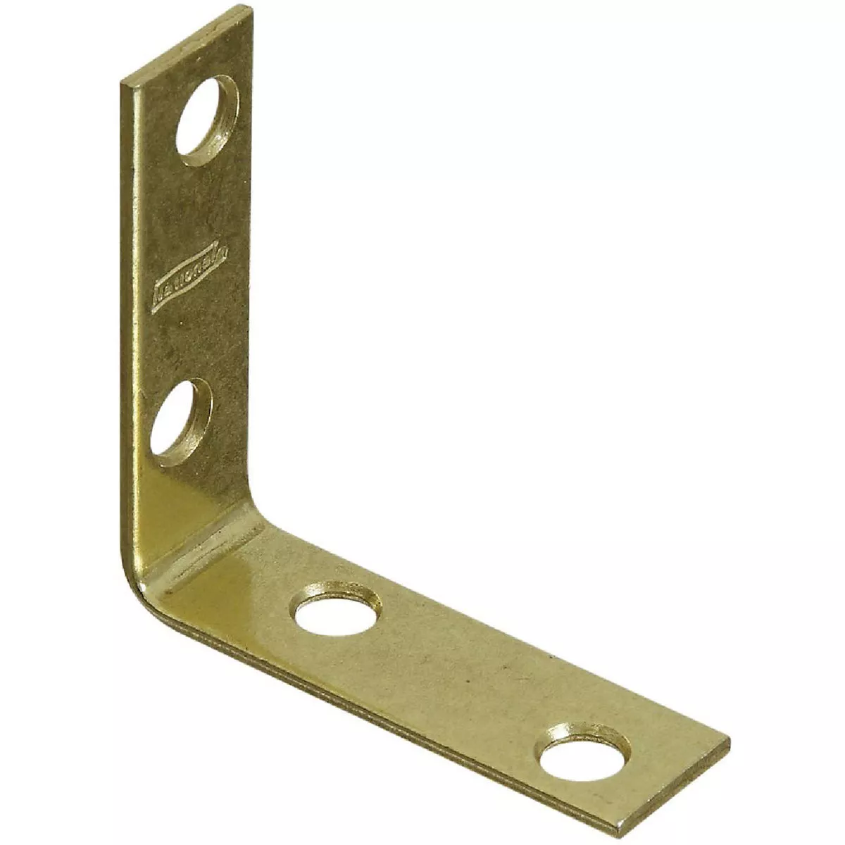 National Hardware 2 In. x 5/8 In. Brass Steel Corner Brace (4-Count)
