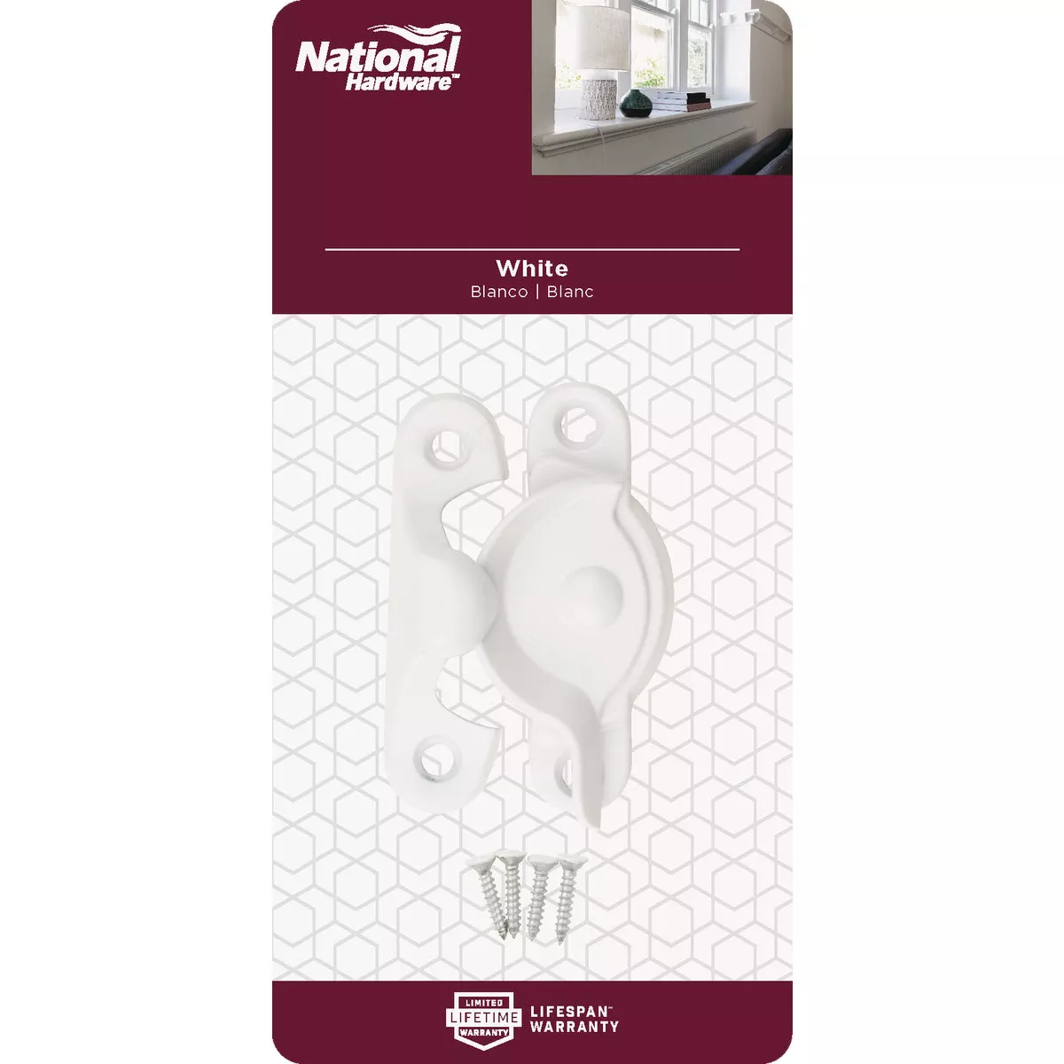 National White 7/8 In. Crescent Sash Lock - photo 2