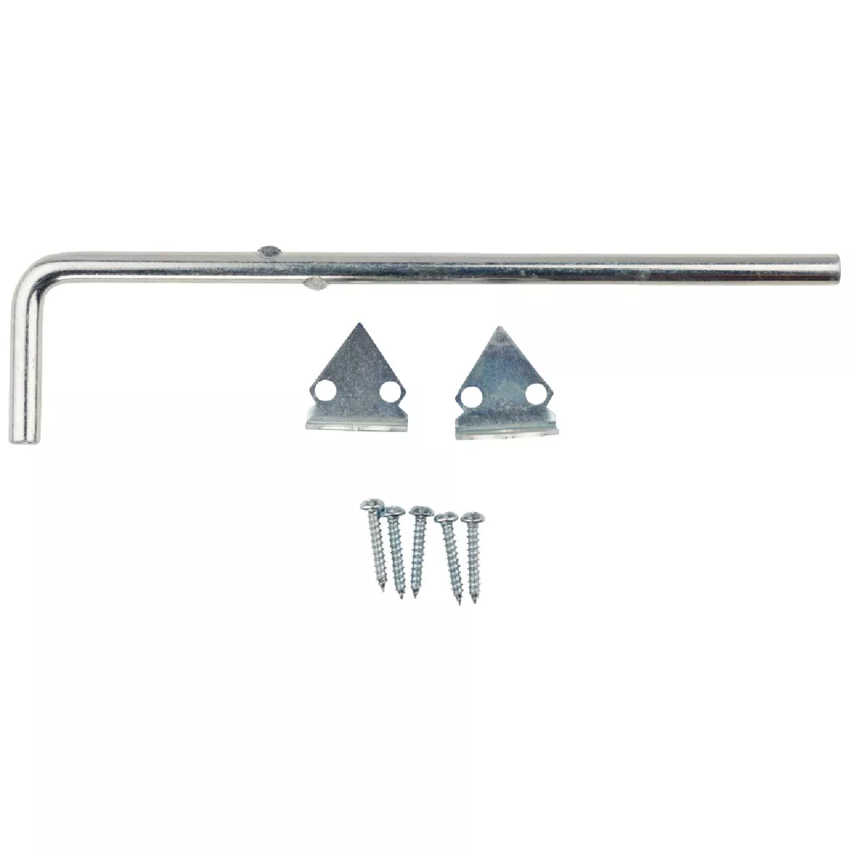 National Hardware 12 In. L. x 1/2 In. Dia. Zinc Plated Steel Cane Bolt - photo 3