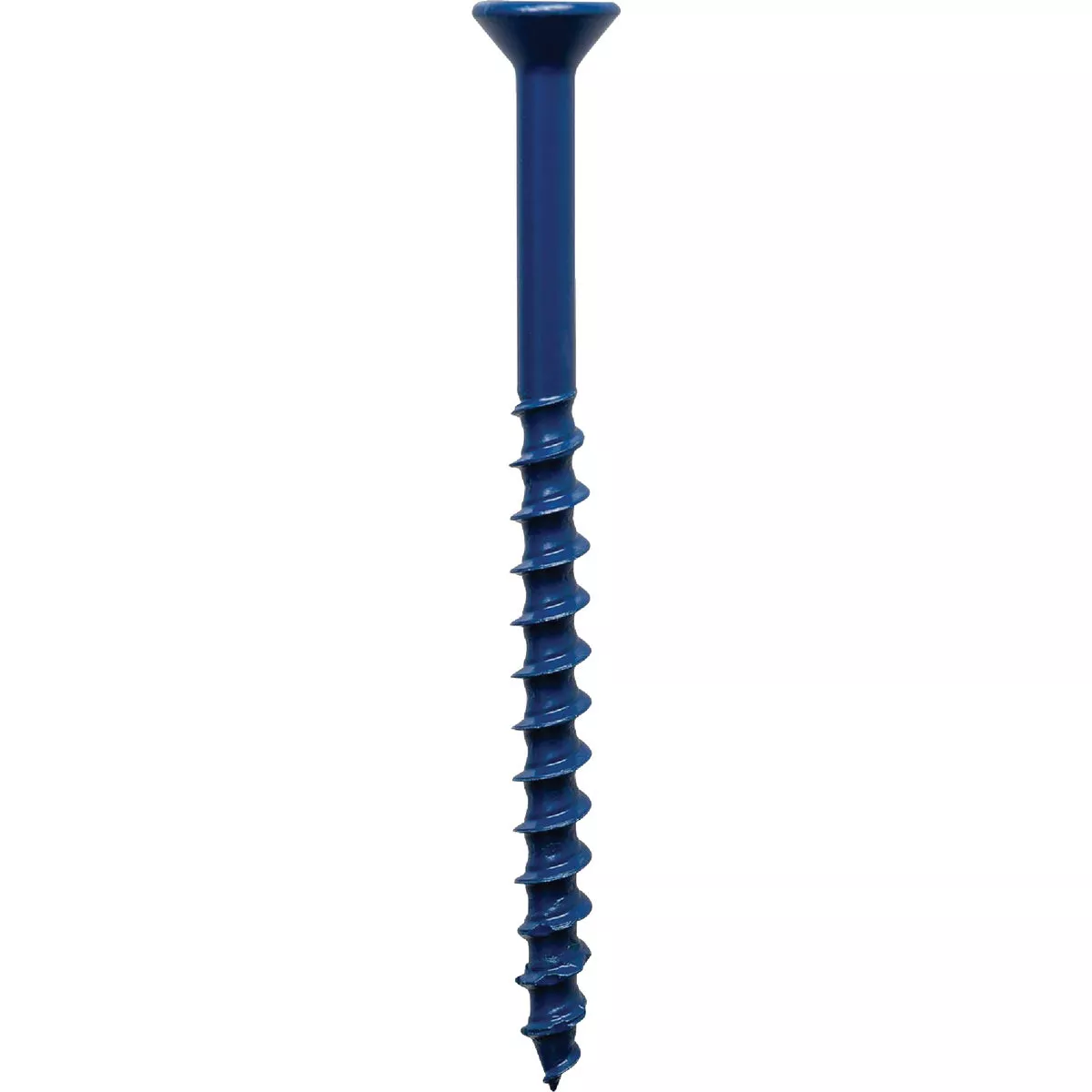 Simpson Strong-Tie Titen Turbo 1/4 in. x 3-3/4 in. 6-Lobe Flat-Head Concrete and Masonry Screw, Blue (75-Qty)