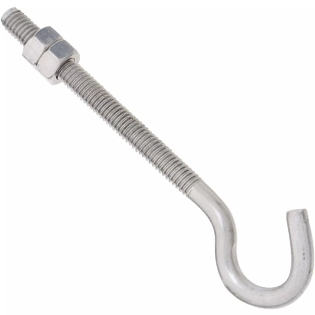 National Hardware 5/16 In. x 5 In. Stainless Steel Hook Bolt with Hex Nuts
