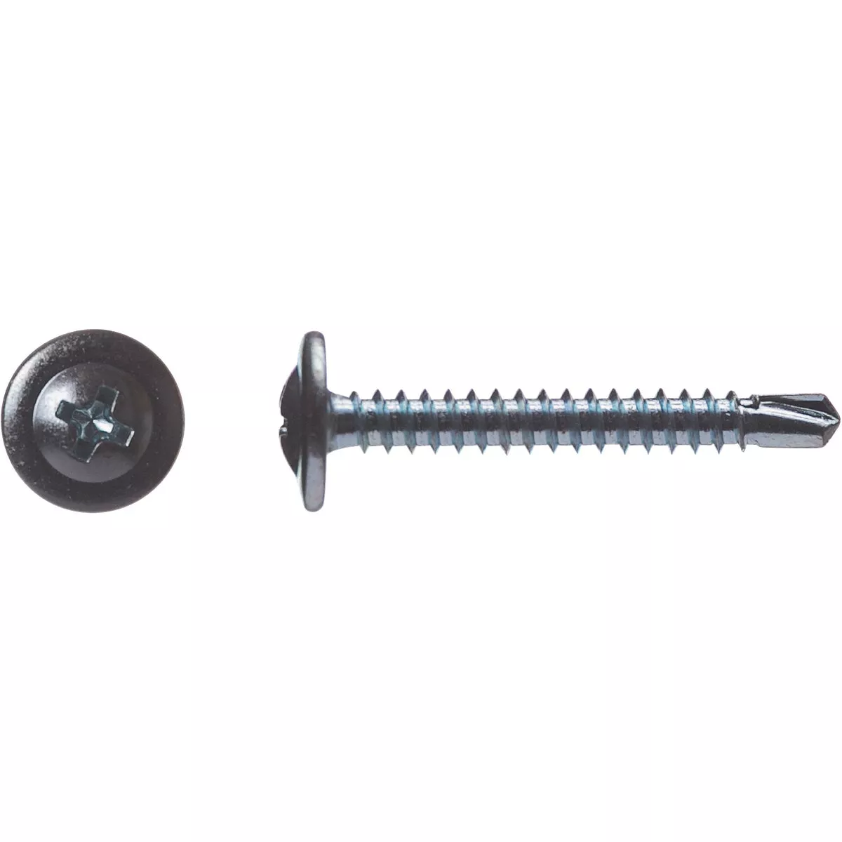Big Timber #8 x 3/4 In. Modified Truss Head Drill Point Metal Screw (1 Lb.) - photo 2