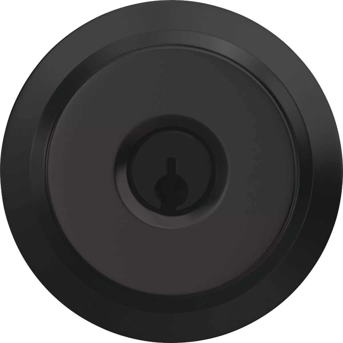Schlage Bowery Matte Black Restoring Keyed Entry Door Knob - photo 3