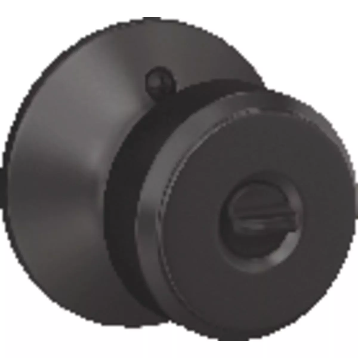 Schlage Bowery Matte Black Restoring Keyed Entry Door Knob - photo 5