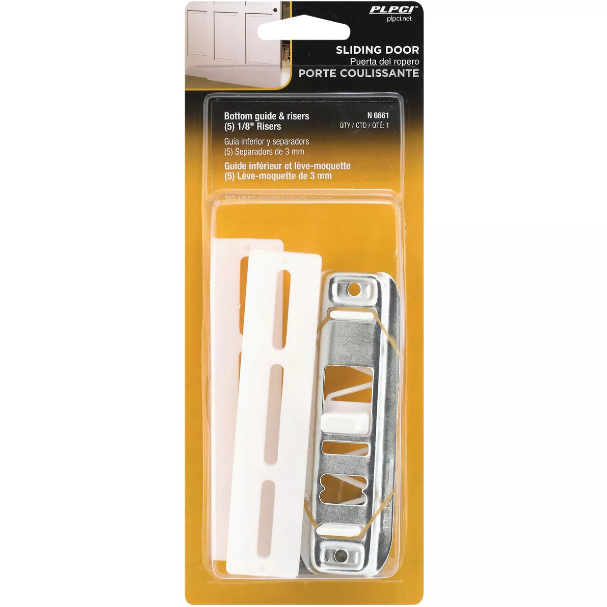 Prime-Line Bypass Door Guide & Carpet Risers - photo 2