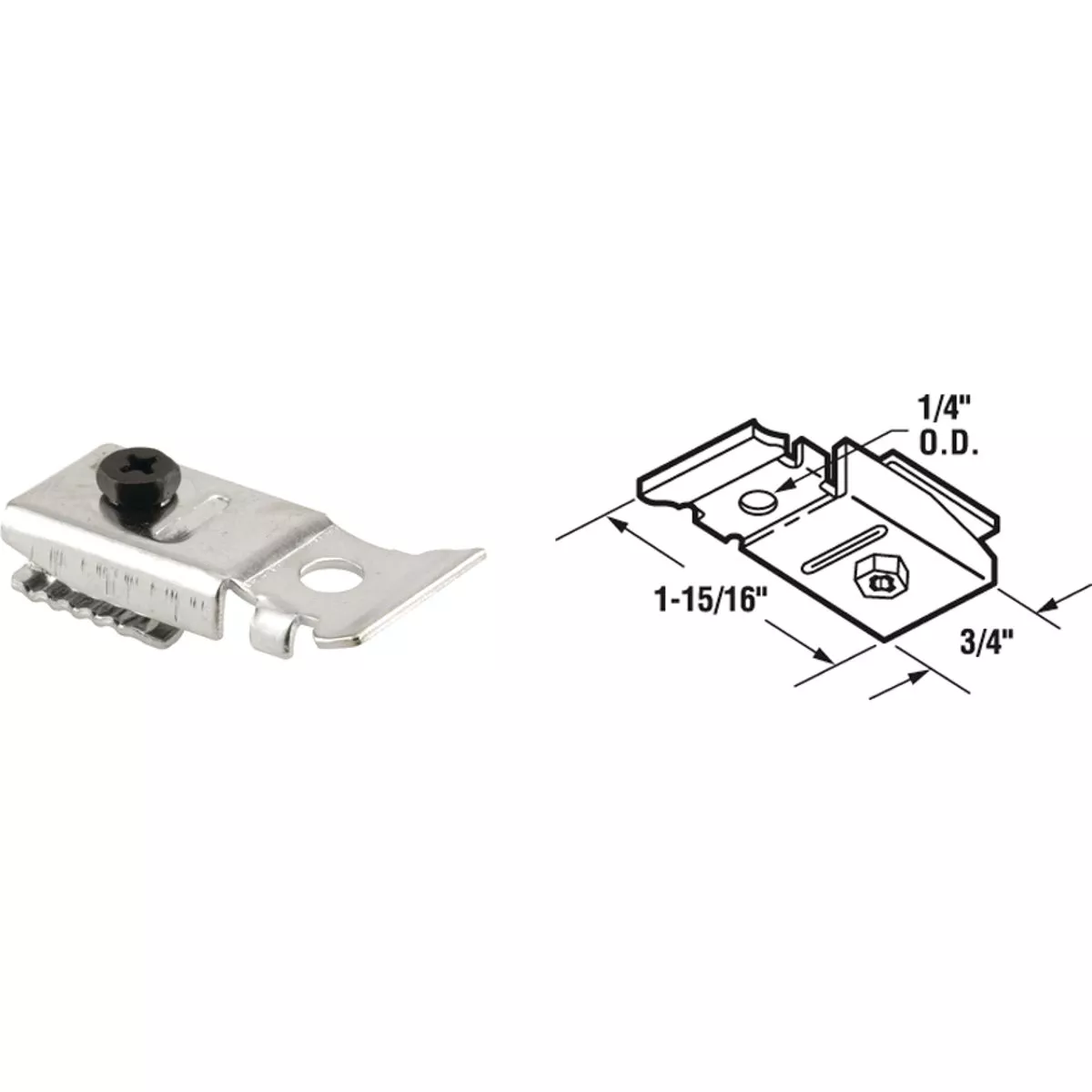 Prime-Line Steel Bi-Fold Door Top Pivot Bracket