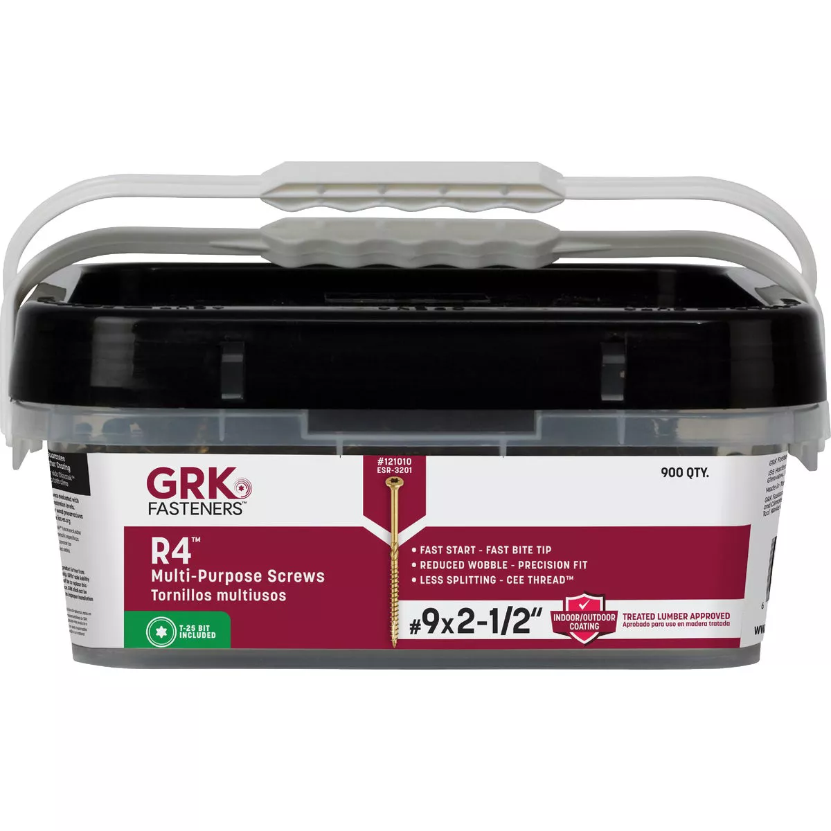 GRK R4 #9 x 2-1/2 In. Star Drive Multi-Purpose Wood Screw (900 Ct.) - photo 7