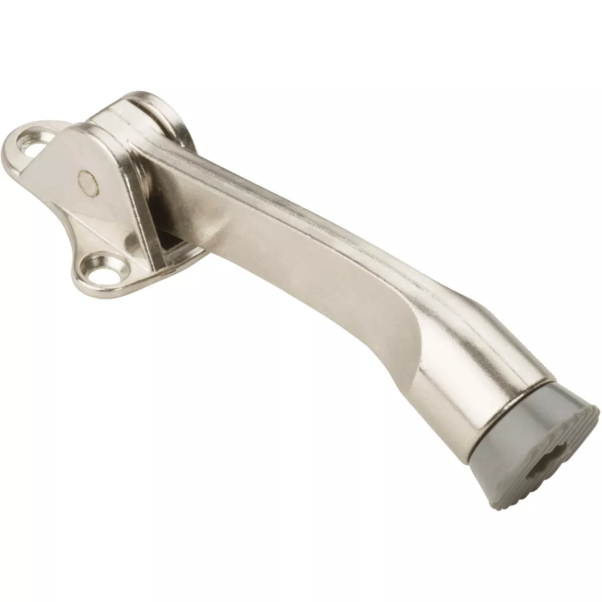 National Hardware Satin Nickel Kickdown Door Stop