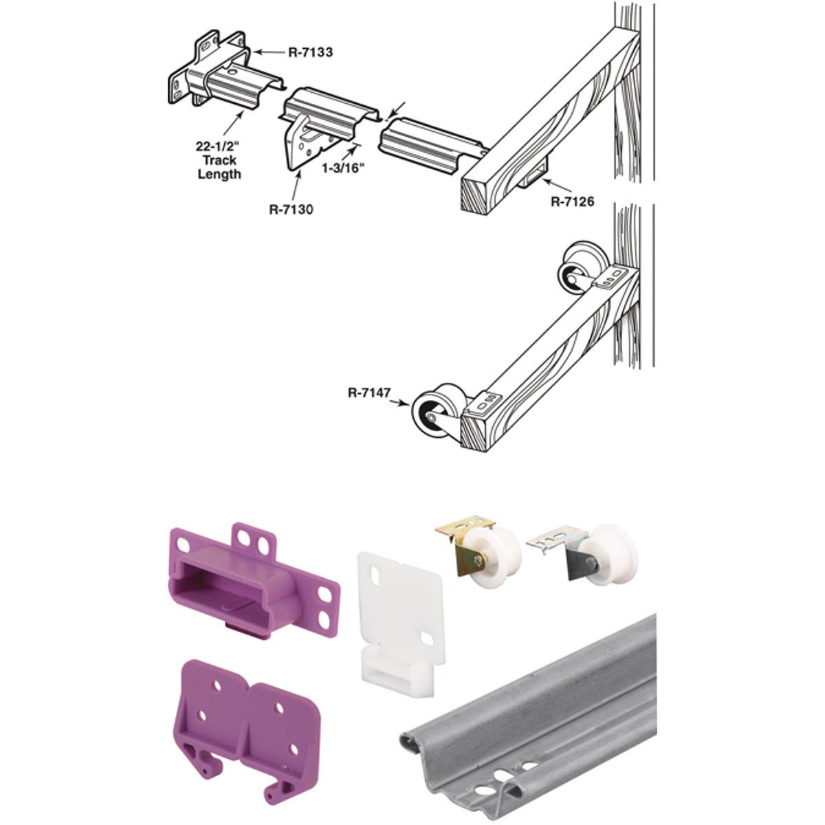 Drawer Slides & Rollers | Cabinet & Drawer Hardware | True Value Hardware