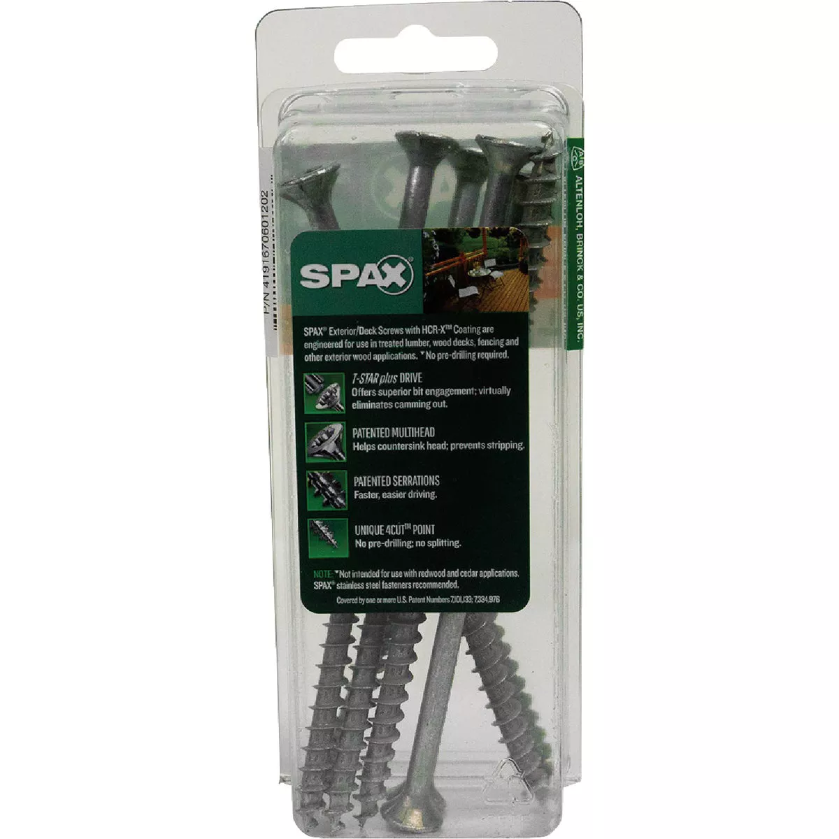 SPAX #14 x 4-3/4 In. T30 Plus Flat Head HCR-X (Exterior Rated) Deck Screw (8 Ct.) - photo 5