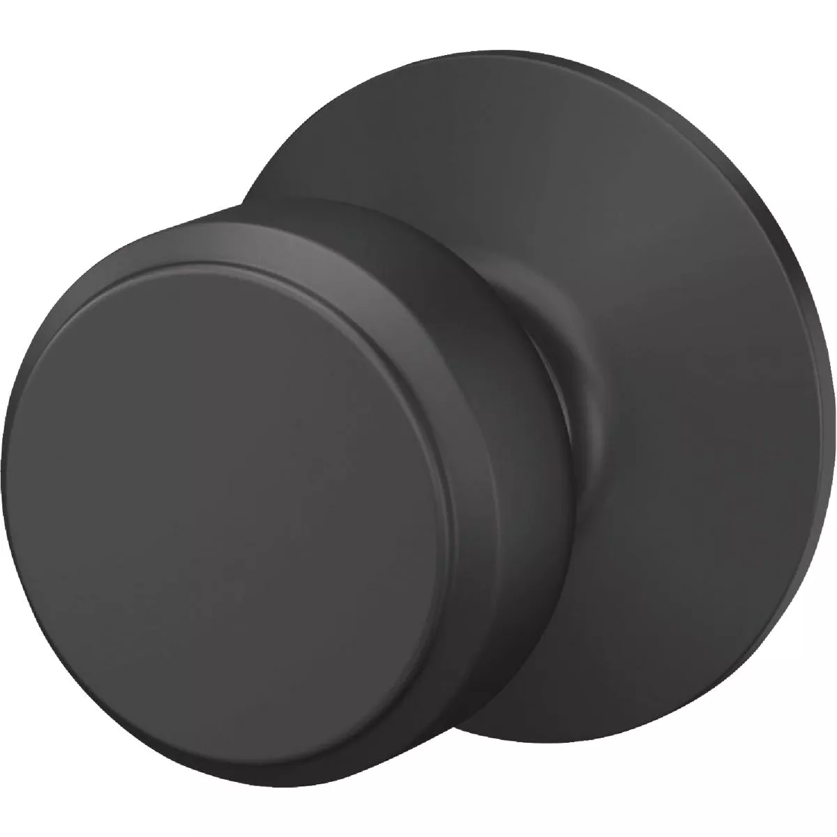 Schlage Bowery Matte Black Passage Door Knob - photo 3