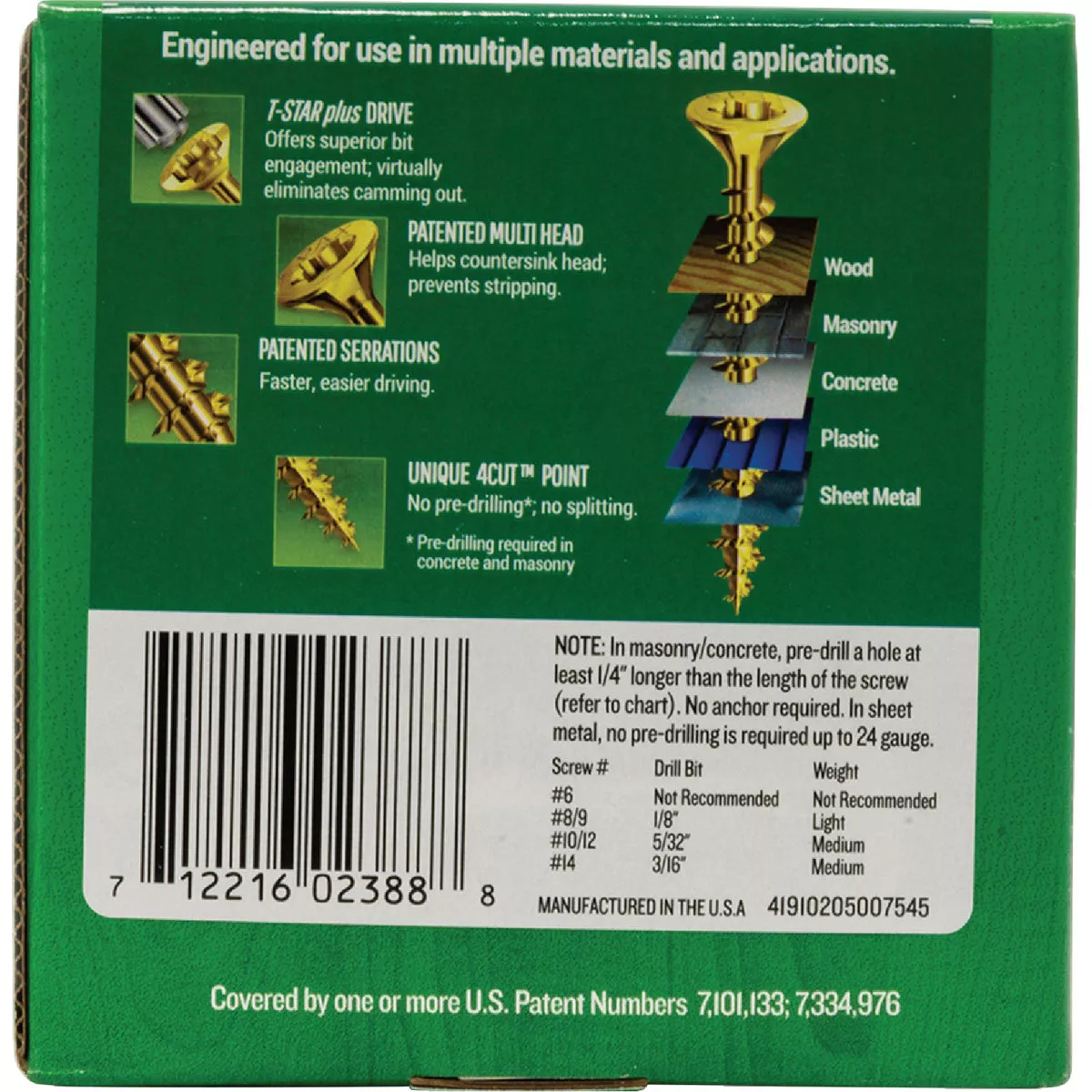 SPAX #10 x 3 In. T20 Plus Flat Head Yellow Zinc (Interior) Wood Screw (200 Ct.) - photo 5