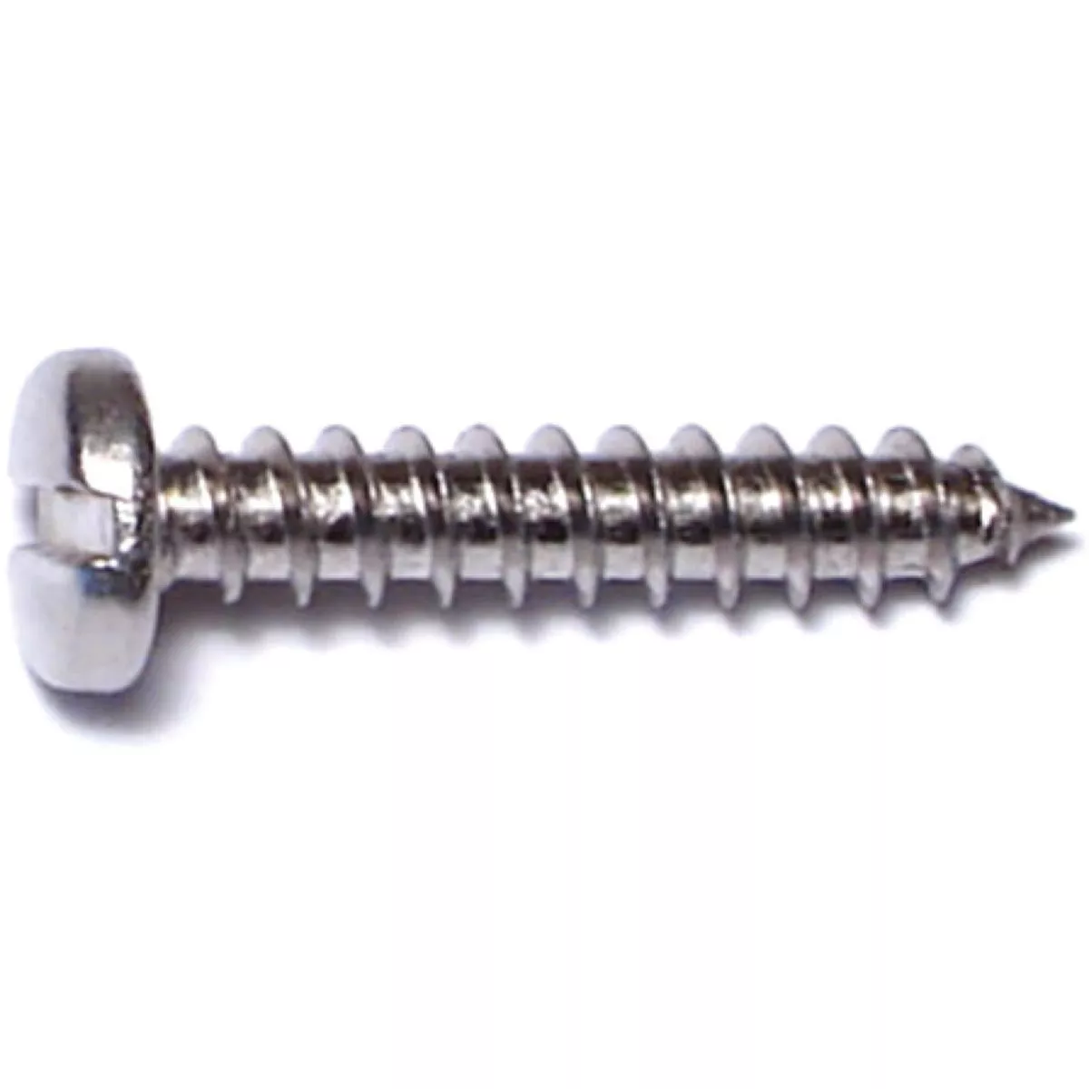 Midwest Fastener #6 x 3/4 In. 18-8 Stainless Steel Slotted Pan Head Sheet Metal Screws (12 Ct.)-