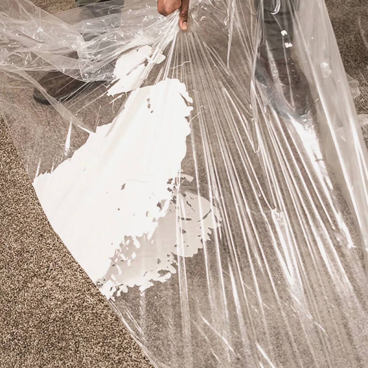 Surface Shields Carpet Shield 24 In. x 50 Ft. Self-Adhesive Film Floor Protector - photo 3