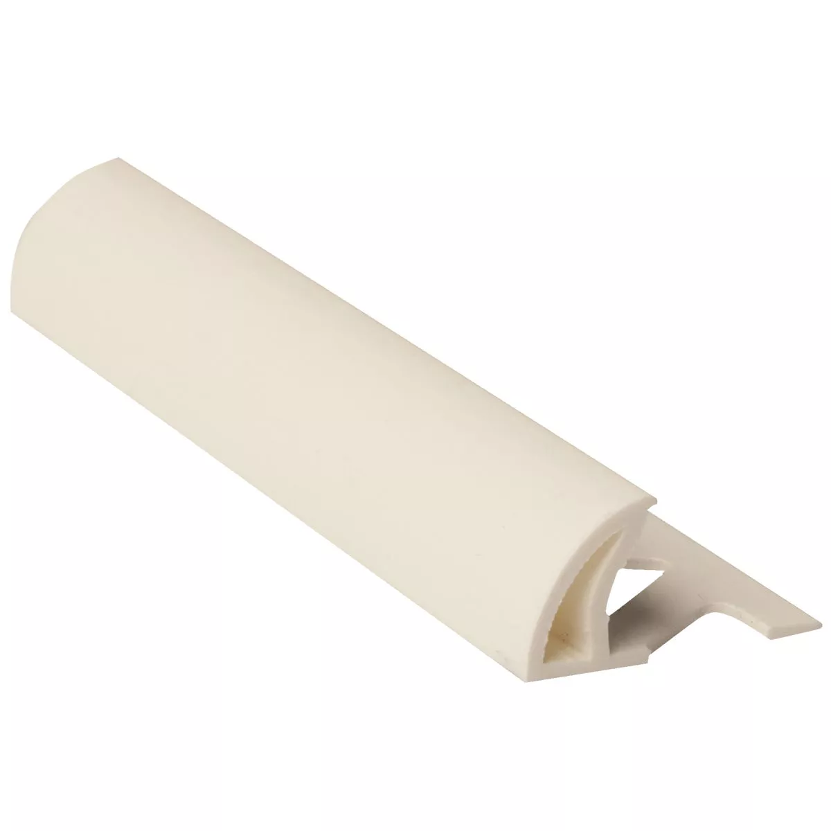 M-D Building Products 3/8 In. x 96 In. White PVC Bullnose