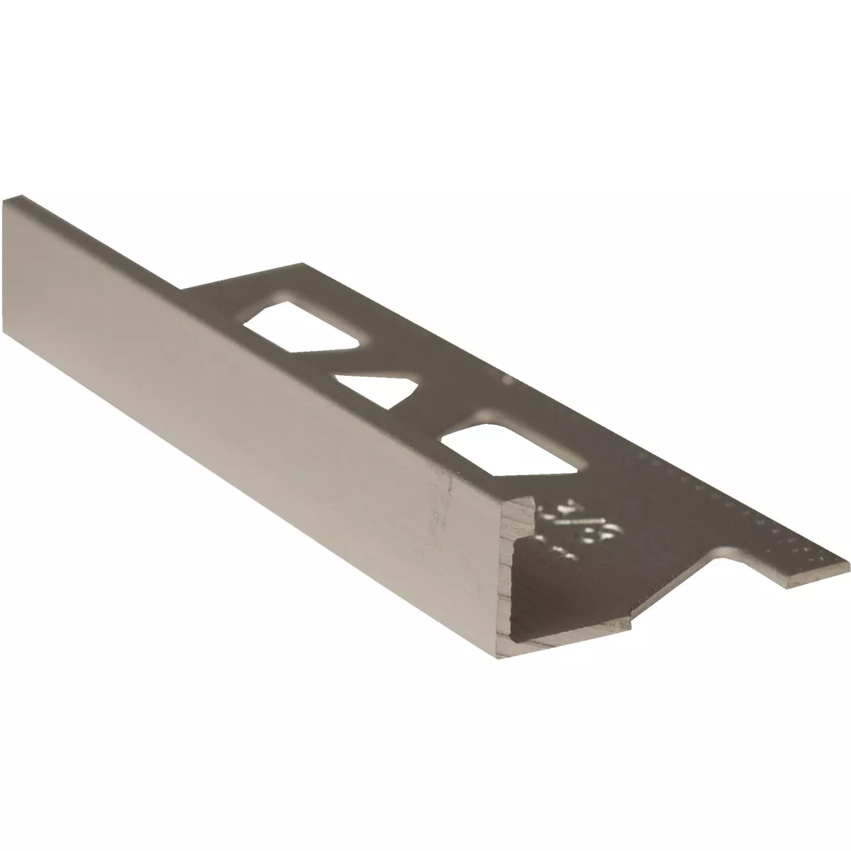 M-D Building Products 3/8 In. x 96 In. Satin Clear Anodized Aluminum Tile Edge