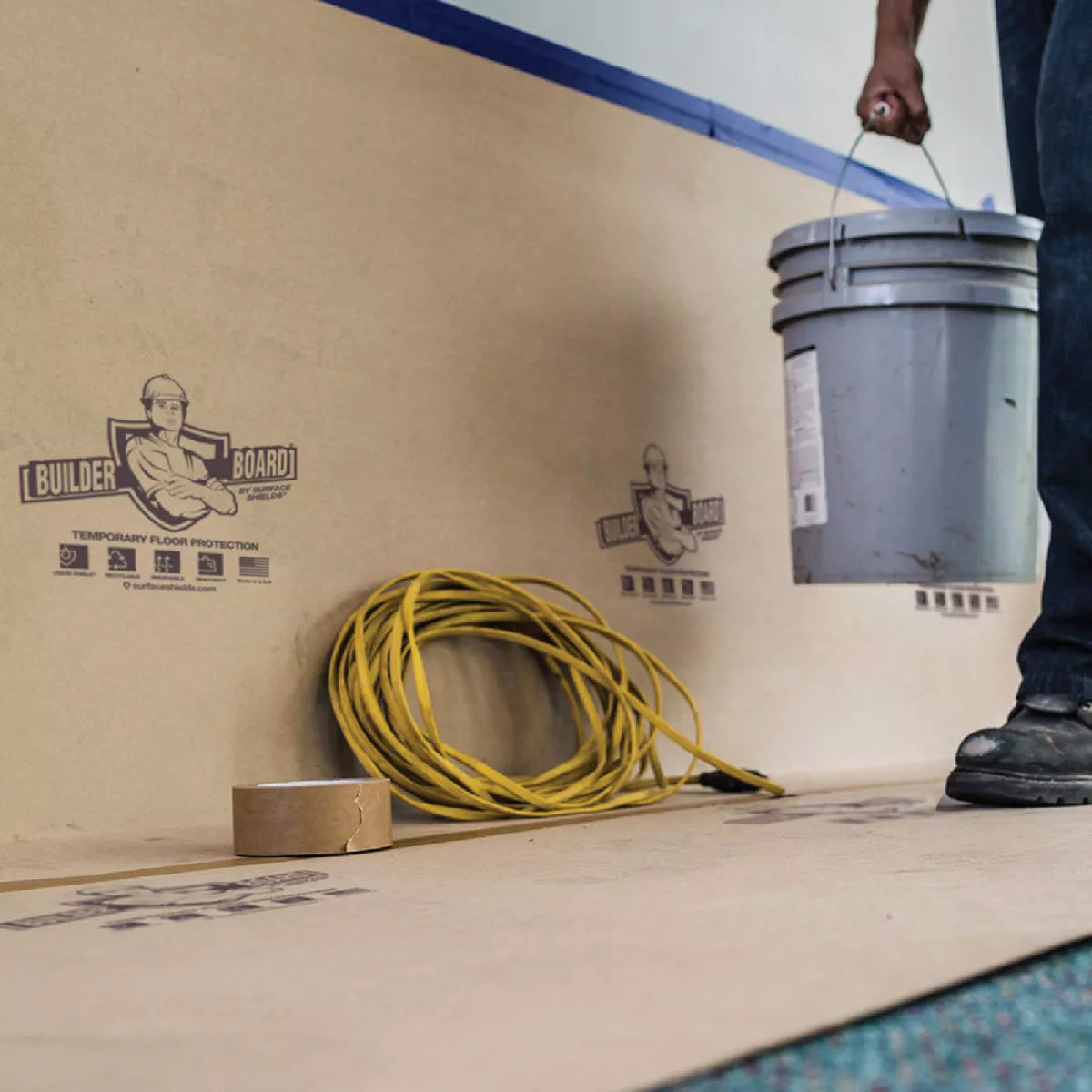 Surface Shields Builder Board 38 In. x 100 Ft. Floor Protector - photo 2