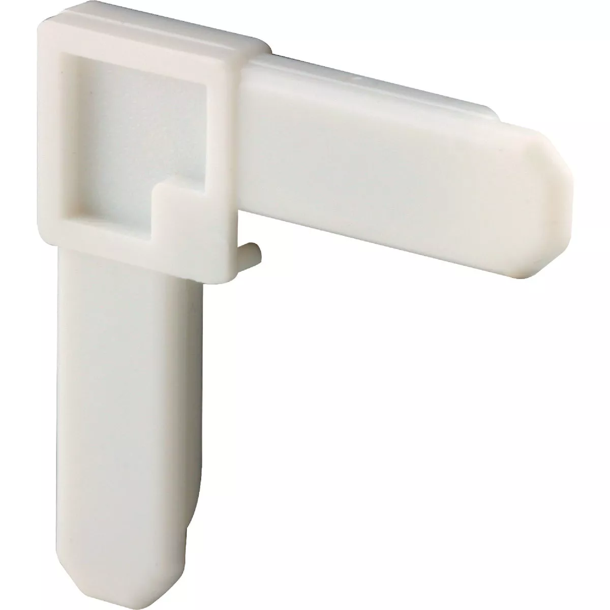 Prime-Line 3/4 In. x 5/16 In. White Plastic Frame Corner (100-Count)