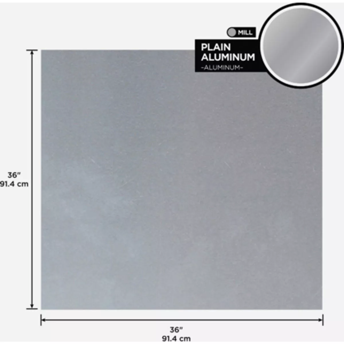 M-D Building Products 36 In. x 36 In. x .019 In. Mill Aluminum Sheet Plain - photo 6