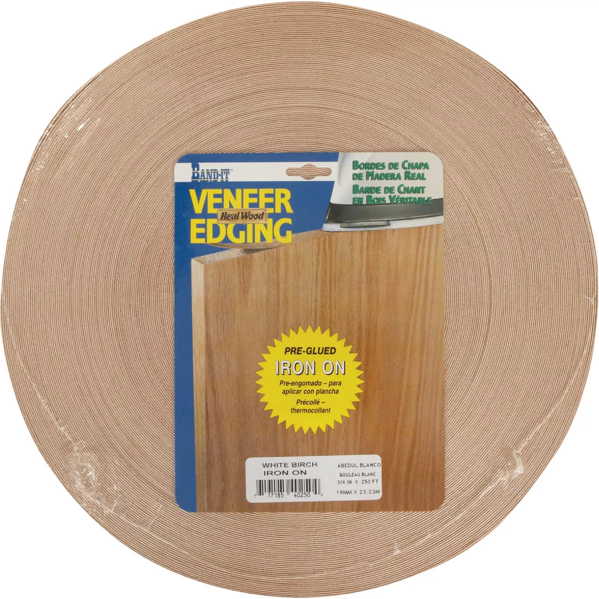 Cloverdale Band-It ProPak 3/4 In. x 250 Ft. White Birch Wood Veneer Edging - photo 2