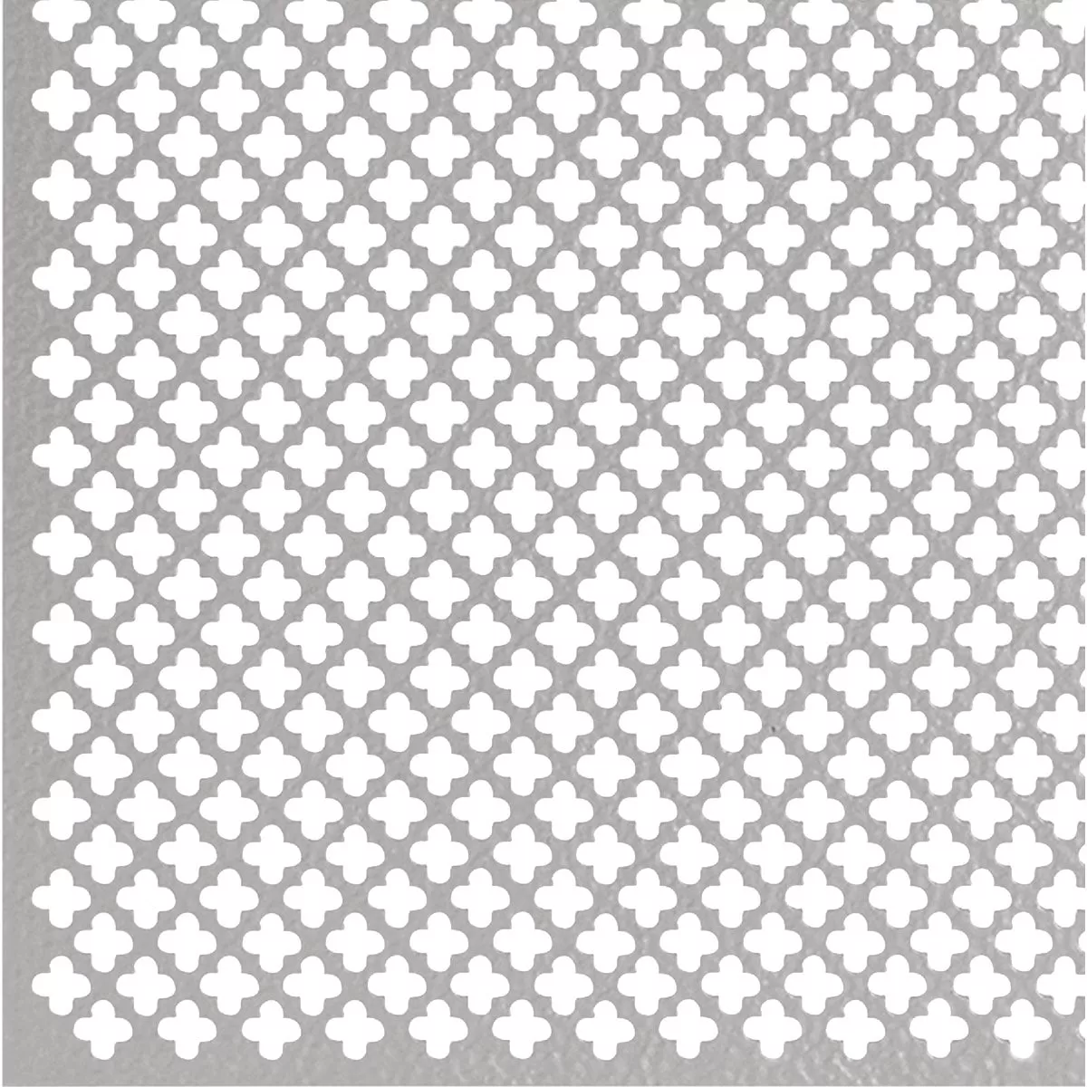 M-D Building Products 36 In. x 36 In. x .020 In. Mill Aluminum Sheet Cloverleaf