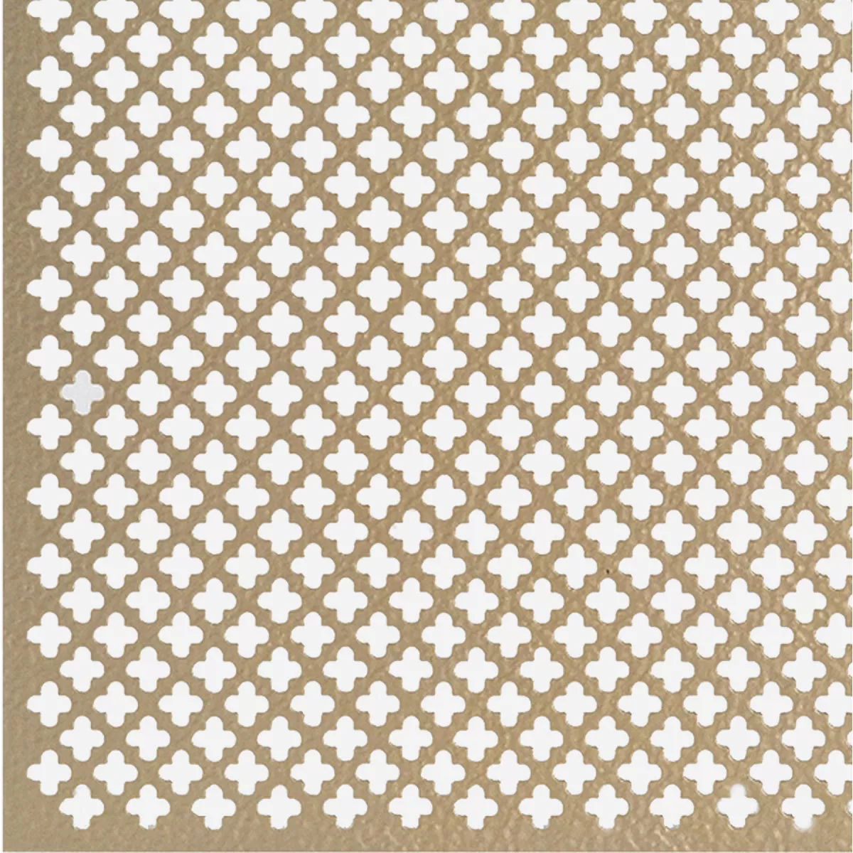 M-D Building Products 36 In. x 36 In. x .020 In. Brass Aluminum Sheet Cloverleaf