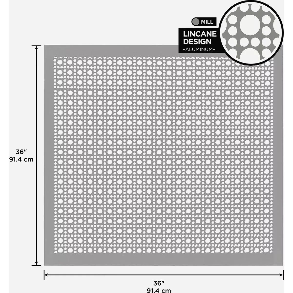 M-D Building Products 36 In. x 36 In. x .020 In. Mill Aluminum Sheet Lincane - photo 6