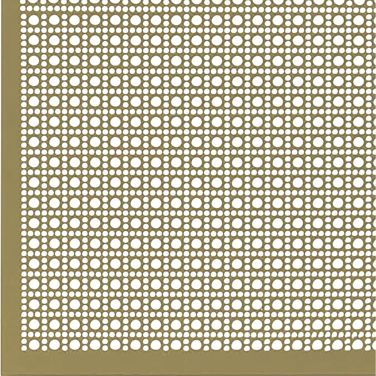 M-D Building Products 36 In. x 36 In. x .020 In. Brass Aluminum Sheet Lincane