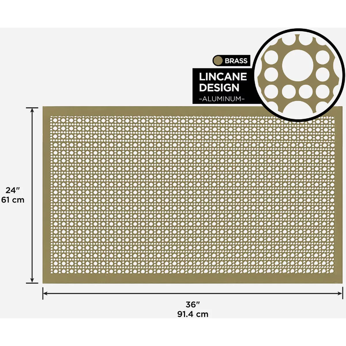 M-D Building Products 24 In. x 36 In. x .020 In. Brass Aluminum Sheet Lincane - photo 6