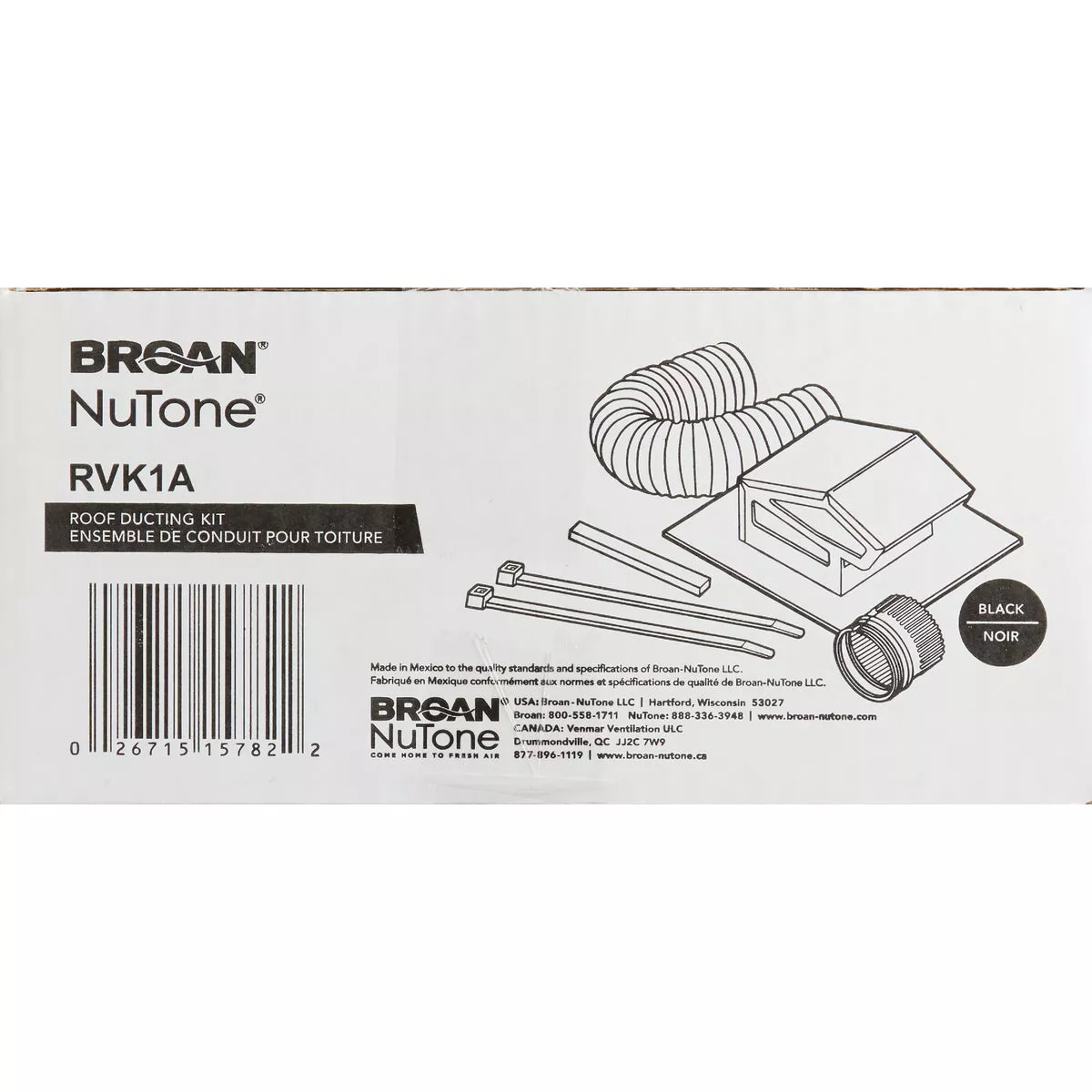 Broan-Nutone 3 In./4 In. Exhaust Fan Roof Vent Kit (7-Piece) - photo 4