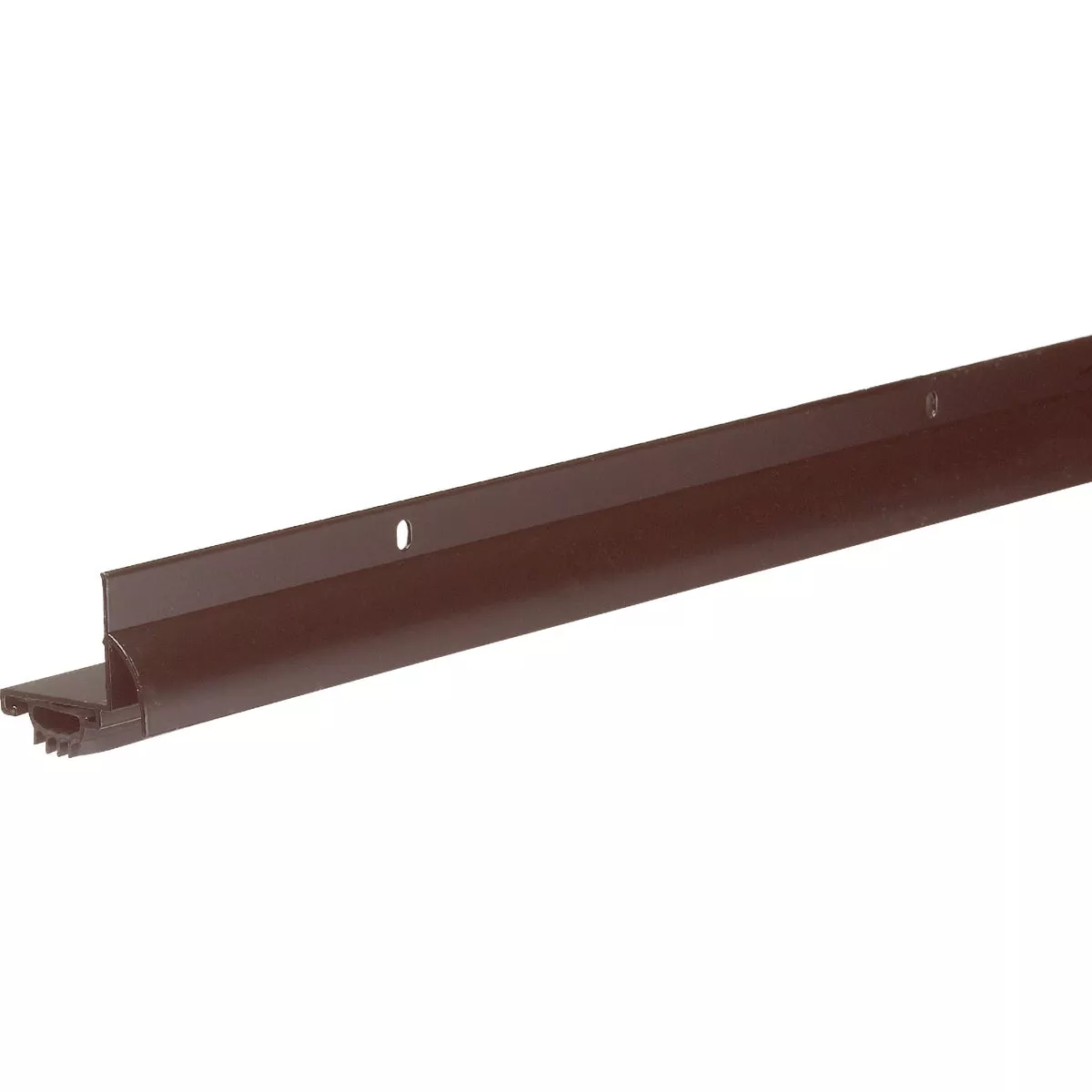 Frost King 1.75 In. W. x 1.25 In. H. x 36 In. L. Bronze Aluminum L-Shaped Door Bottom with Drip Cap