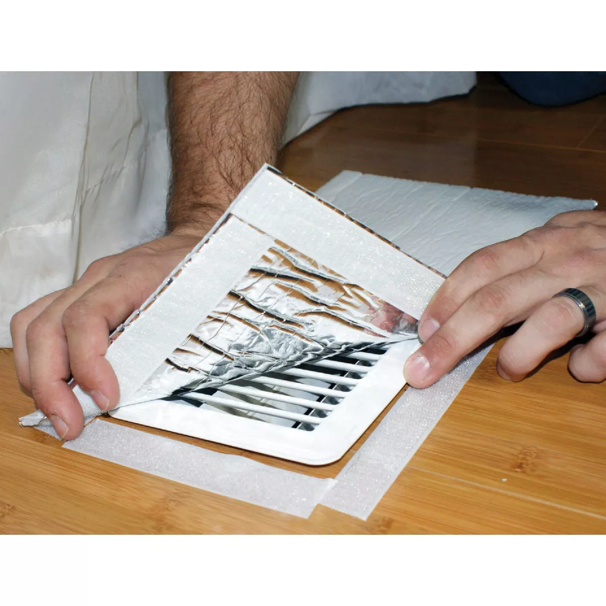 M-D 36" x 48" White Whole House Fan Cover - photo 2