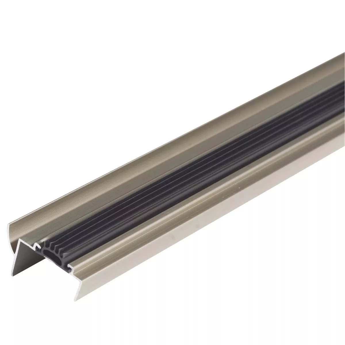 M-D Building Products Ultra 2.25 In. W. x 1.375 In. H. x 36 In. L. Aluminum Satin Nickel Door Bottom