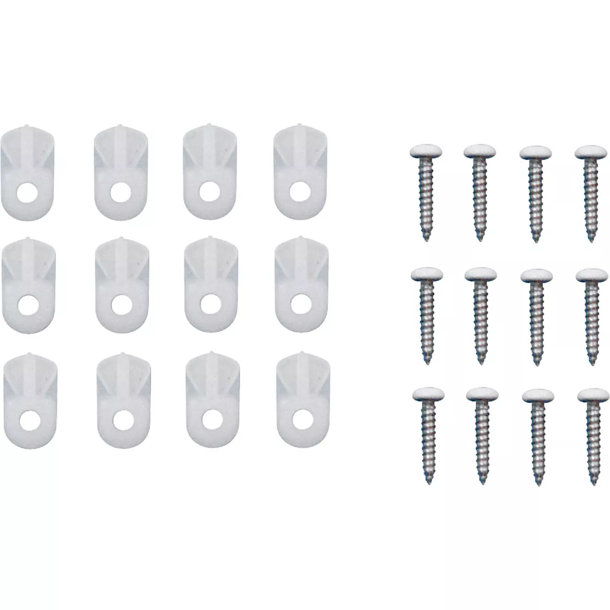 Prime-Line White Turn Button Screen Clip (12-Pack) - photo 2