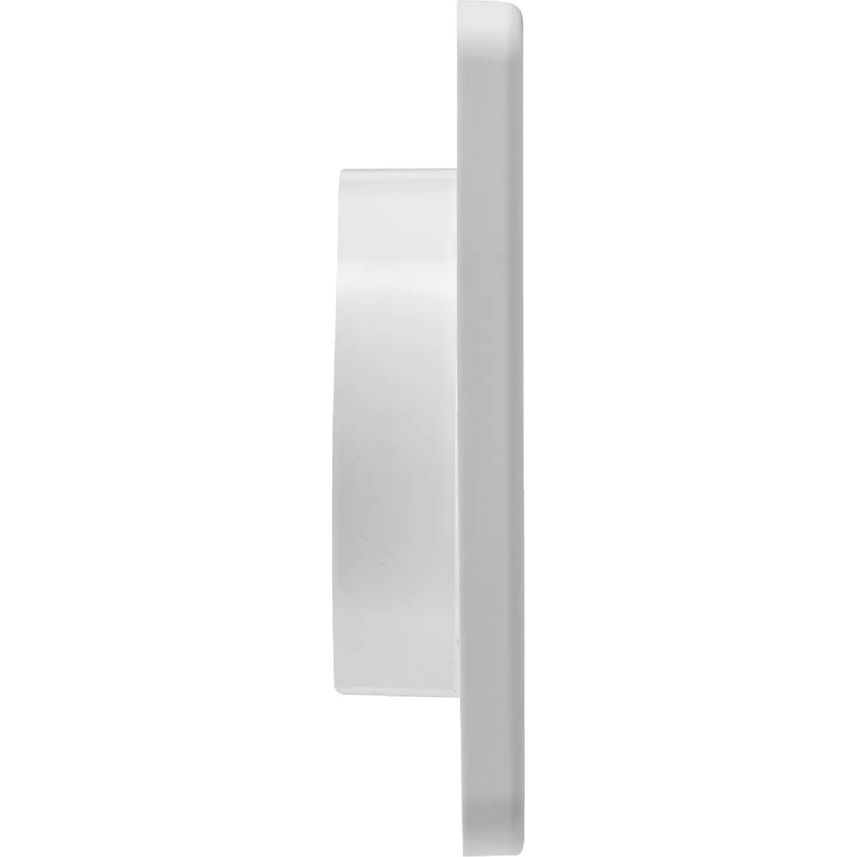 Lambro 4 In. White Plastic Exhaust Wall Louvered Vent - photo 2