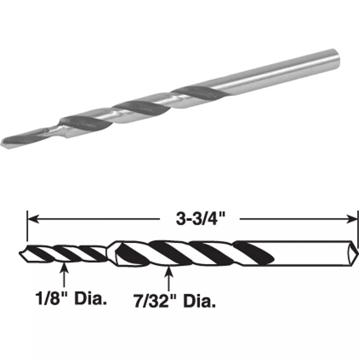 PRIME-LINE Plunger Latch Drill Bit