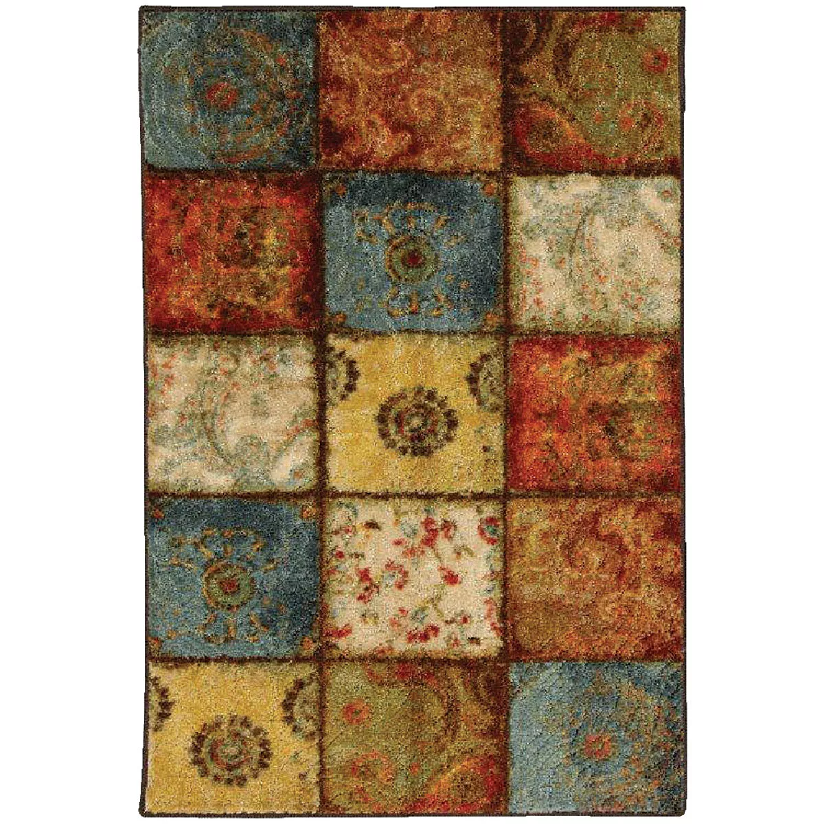 Mohawk Home Artifact Multi-Panel 2 Ft. 6 In. x 3 Ft. 10 In. Accent Rug