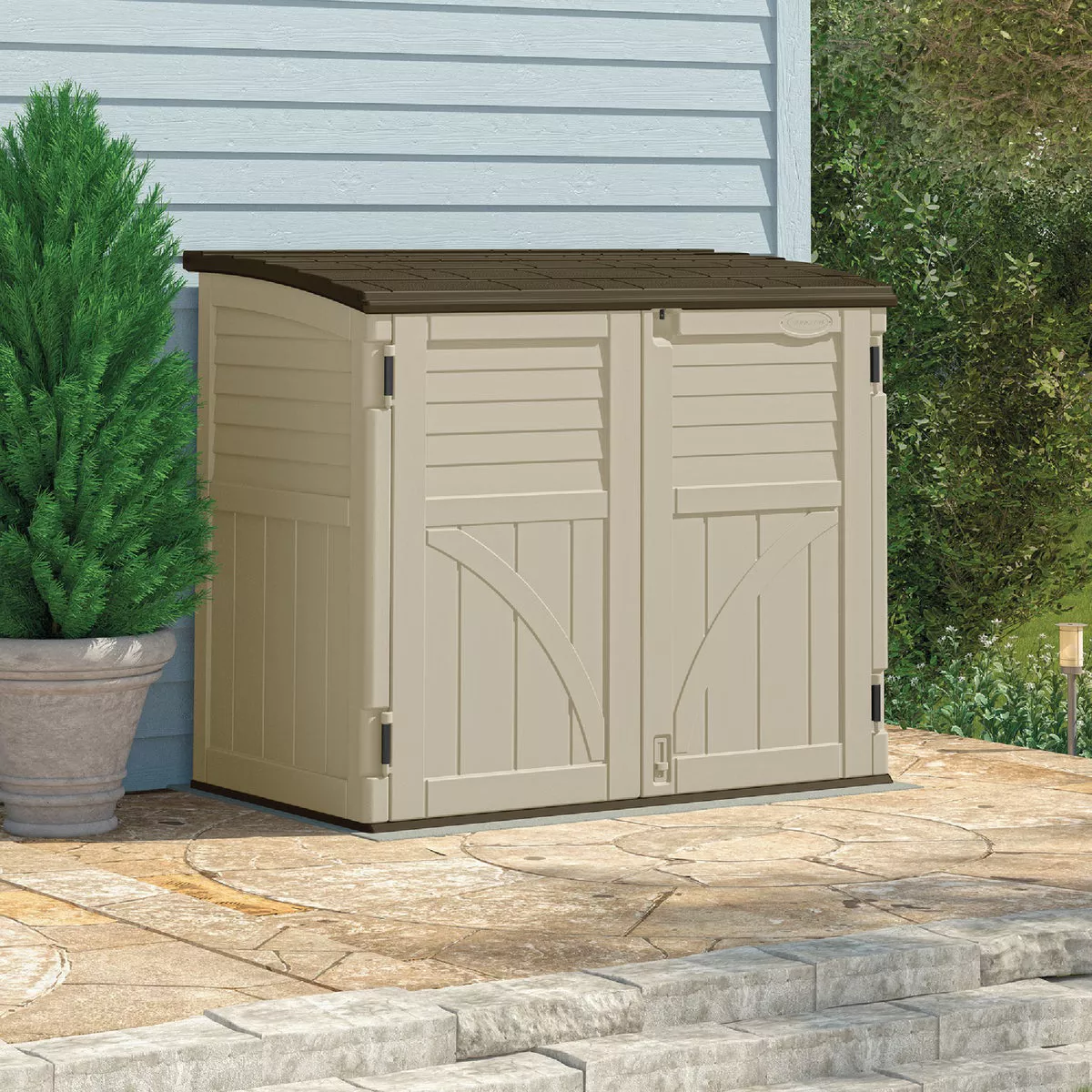 Suncast 34 Cu. Ft. Horizontal Storage Shed - photo 2