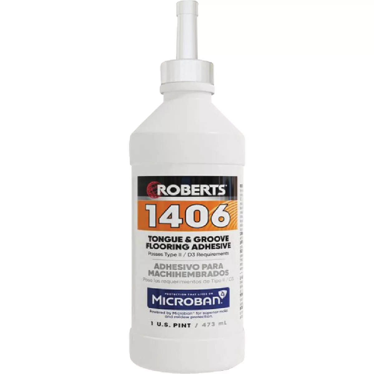 Roberts 1406 Tongue & Groove Flooring Adhesive, 1 Pt.