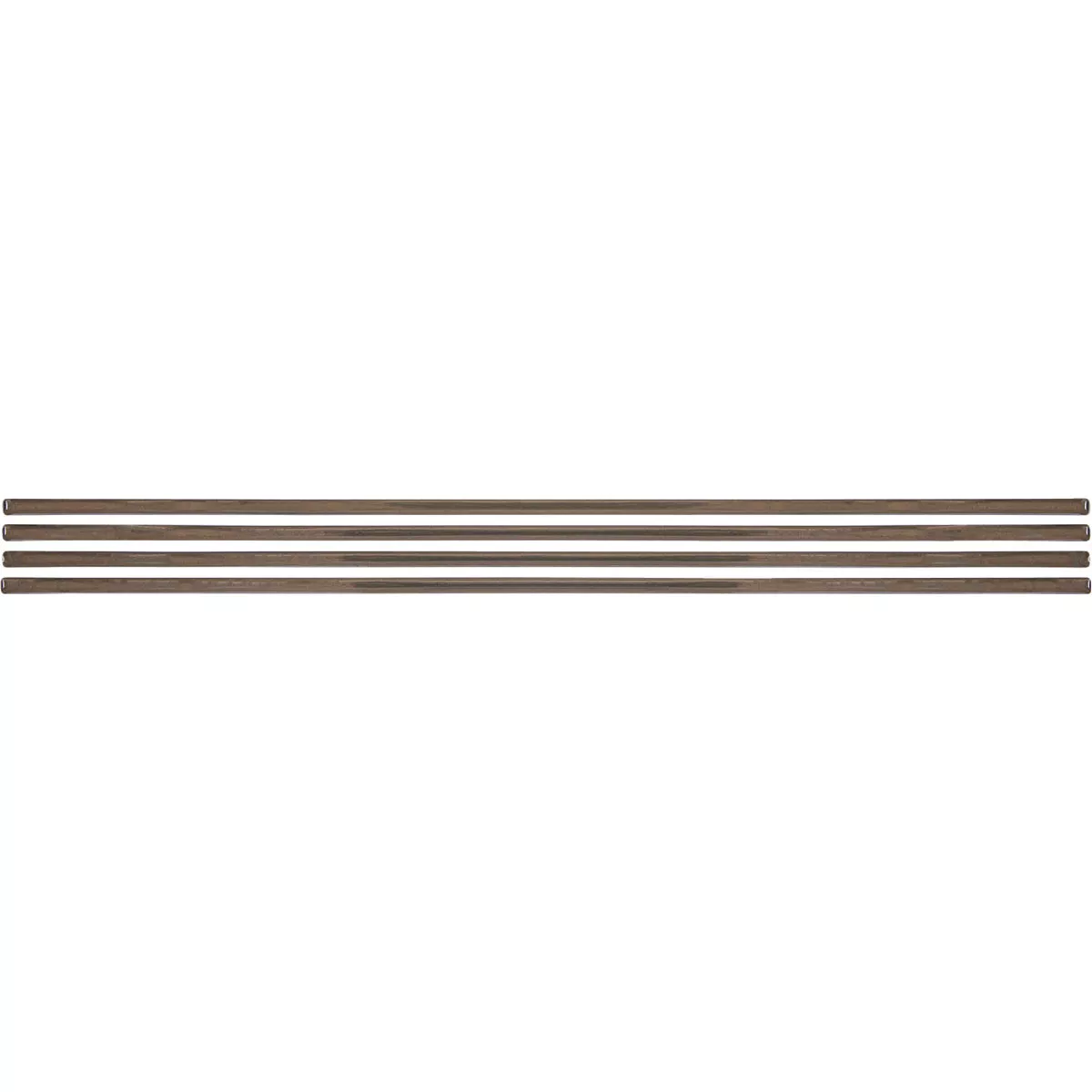 Smart Edge 0.27 In. x 18 In. Peel & Stick Edge Backsplash Trim, Ambra (Bronze Metallic) (4-Pack)