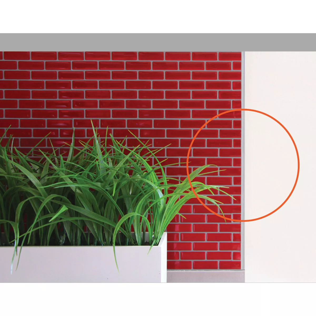 Smart Edge 0.27 In. x 18 In. Peel & Stick Edge Backsplash Trim, Ambra (Bronze Metallic) (4-Pack) - photo 4