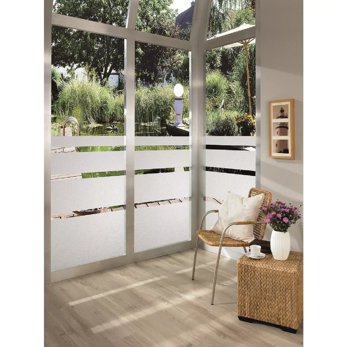 D-C-Fix 26 In. x 59 In. Milky Static Window Film - photo 6