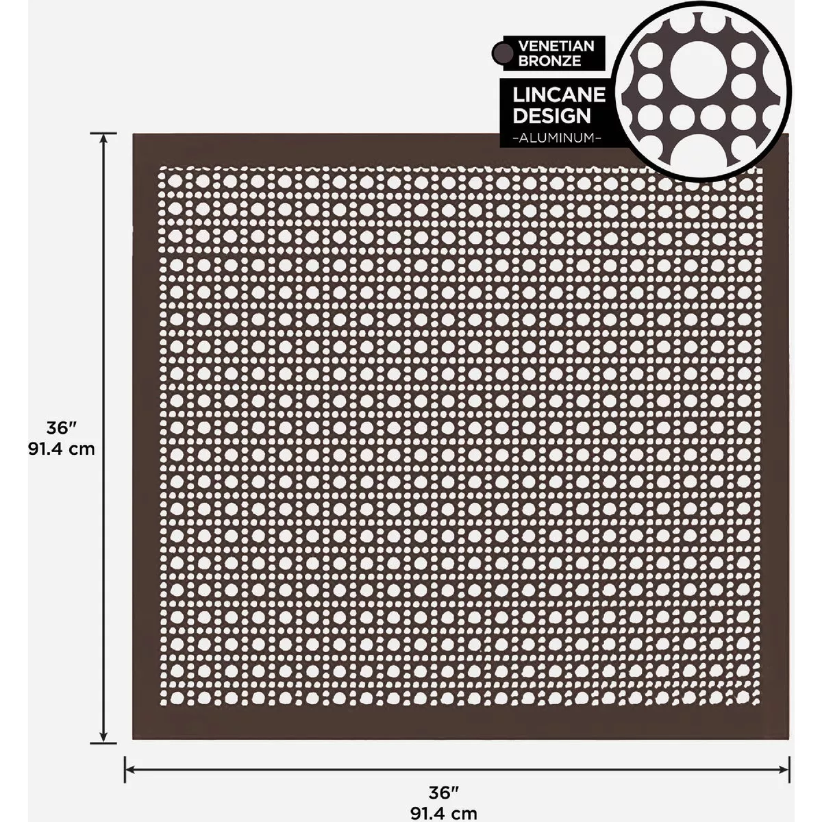 M-D Building Products 36 In. x 36 In. x .020 In. Venetian Bronze Aluminum Sheet Lincane - photo 2