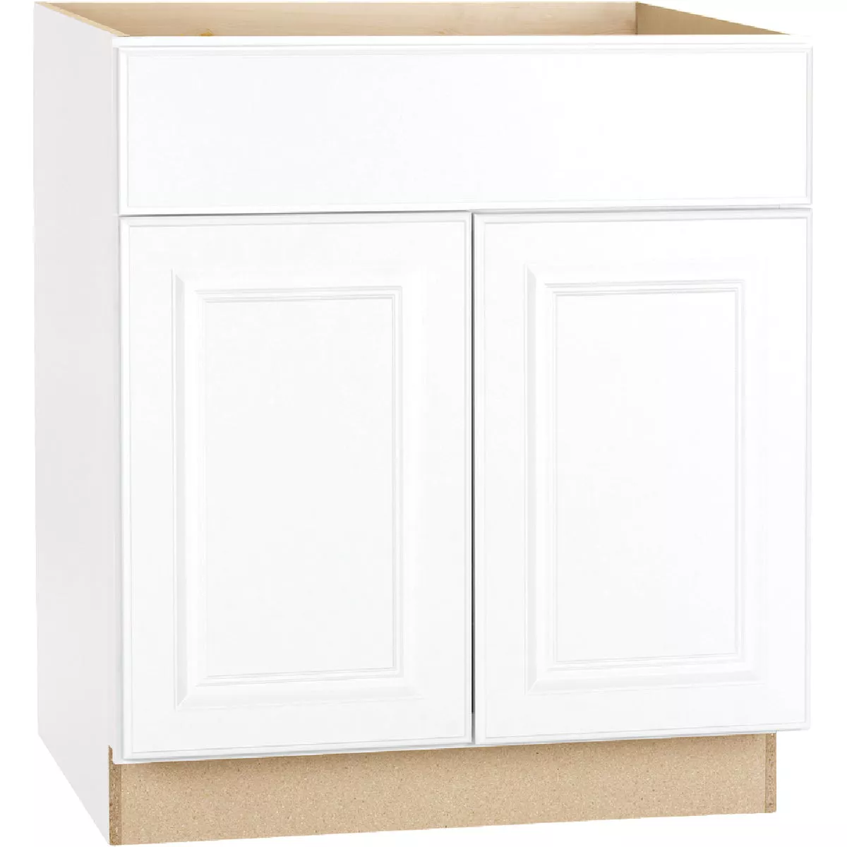 Continental Cabinets Hamilton 30 In. W x 34-1/2 In. H x 24 In. D White Thermofoil Sink/Cooktop Base Kitchen Cabinet - photo 3