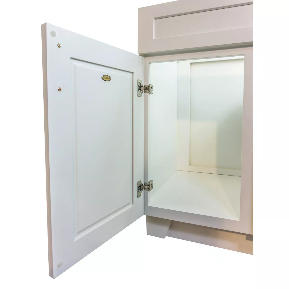 CraftMark Shaker Retreat White 30 In. W x 34 In. H x 21 In. D Vanity Base without Top, 1 Door/2 Drawer - photo 9
