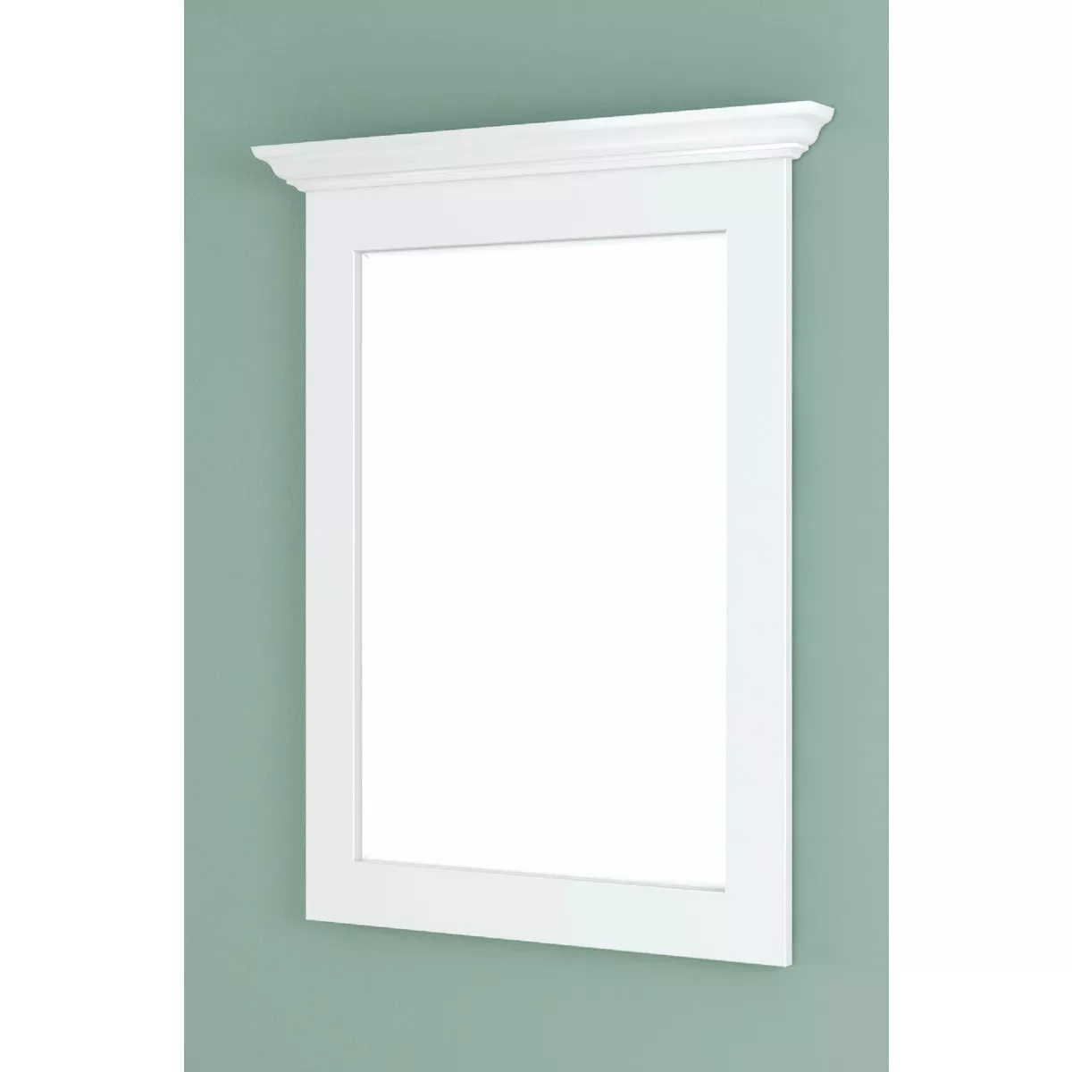 CraftMark Shaker Retreat White 30 In. W x 36 In. H Vanity Mirror - photo 2
