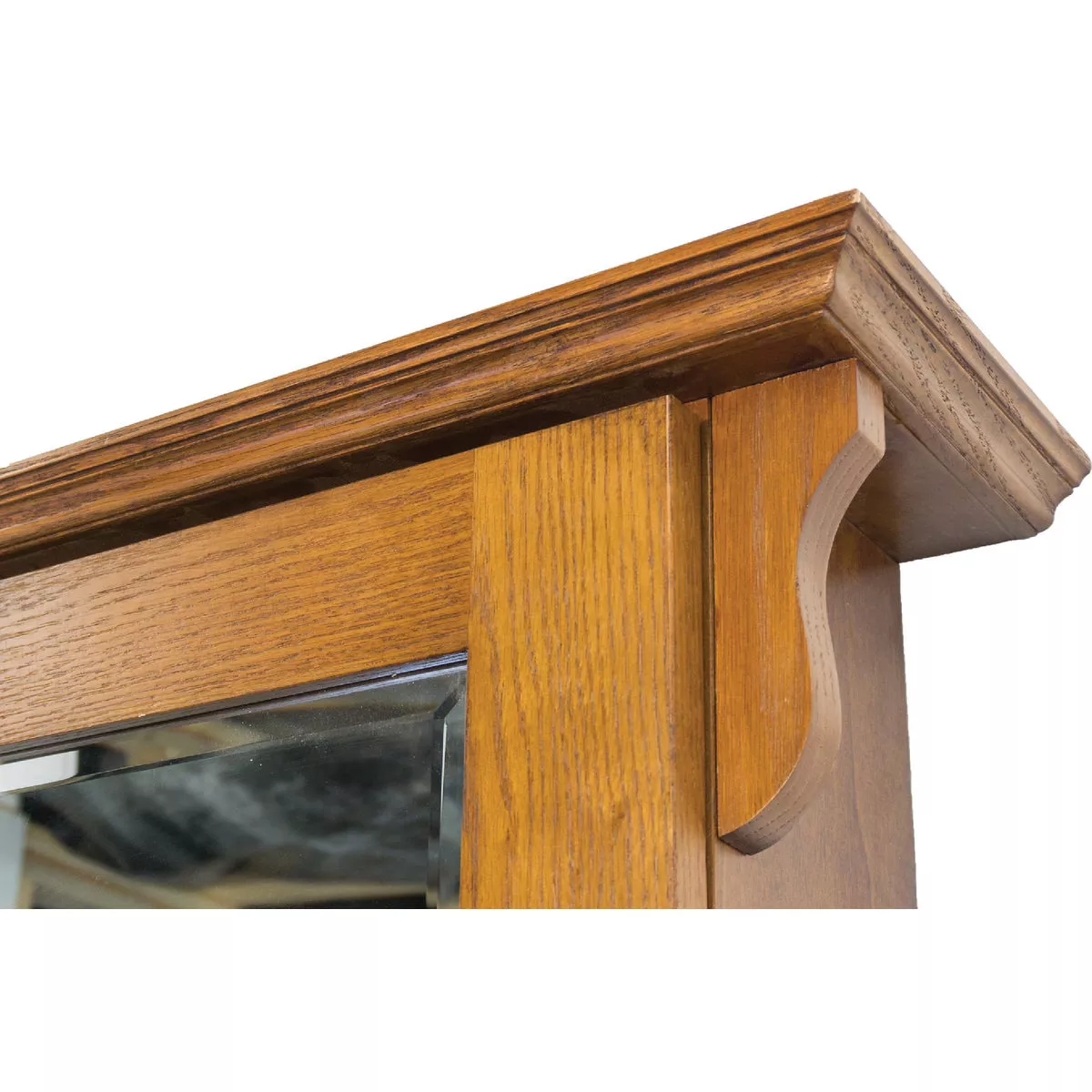 CraftMark Craftsmen Estate American Oak 30 In. W x 32 In. H x 6 In. D Single Mirror Surface Mount Medicine Cabinet - photo 3